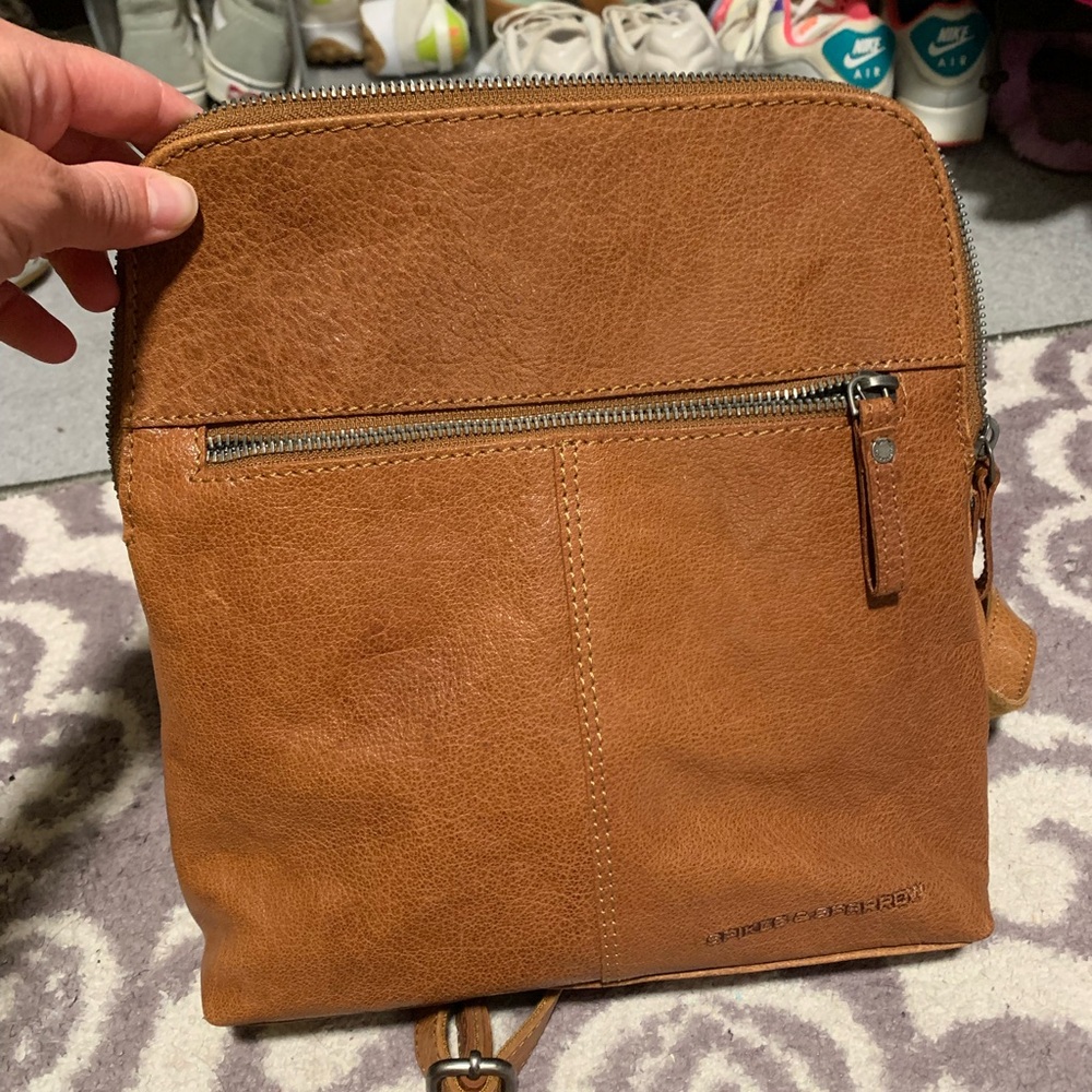 Spikes and Sparrow leather backpack